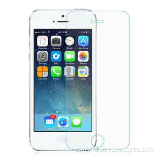 iPhone Tempered Glass Screen Protectors, Anti-blue Light, Electroplated Coating, 2.5D